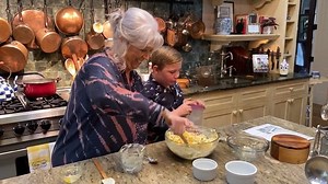 1.3M views · 20K reactions | My grandson, Henry, and I decided we wanted some Macaroni Salad, so we're makin' that now, friends! https://www.pauladeen.com/recipe/macaroni-salad/ | Paula Deen | Facebook