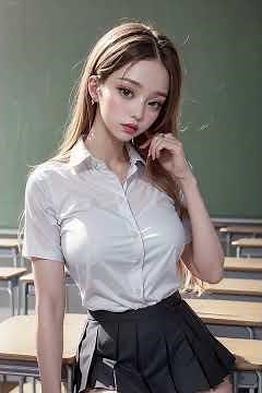 [ 4K AI ART ] SCHOOL UNIFORM EDITION | AI LOOKBOOK | AI CREATED |