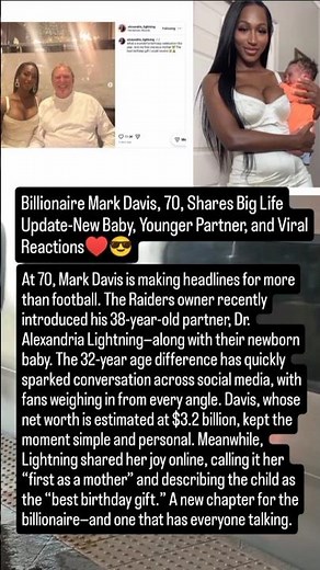 Billionaire Mark Davis, 70, Shares Big Life Update-New Baby, Younger Partner, and Viral Reactions.