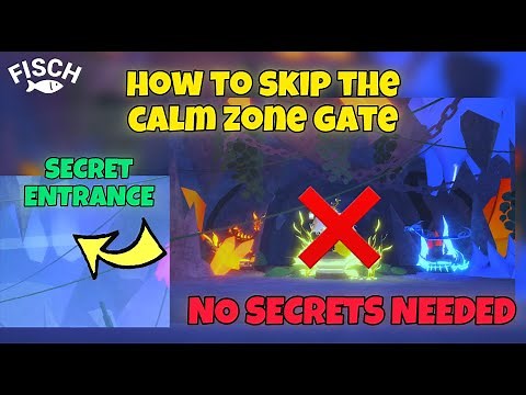 How to SKIP CALM ZONE GATE in Roblox Fisch! (MARIANAS VEIL)