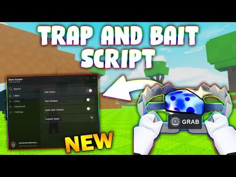 *NEW* Trap and Bait Script (PASTEBIN 2025) (GET COINS , GET CHEESE, AUTO SELL, INSTA STEAL )