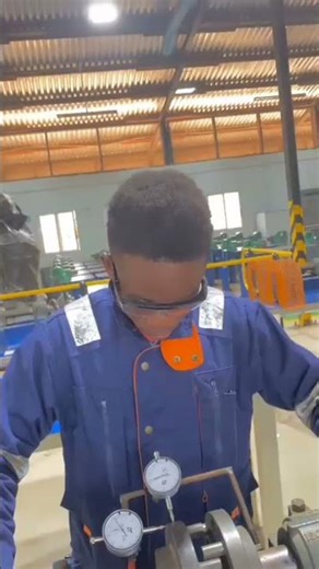 Alignment: Using Dial Test Indicators to aligned two shafts. At the ArcelorMittal Liberia/VTC