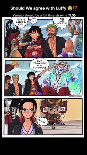 Should Yamato Join the Straw Hats? 🤯 #onepiece #luffy #anime