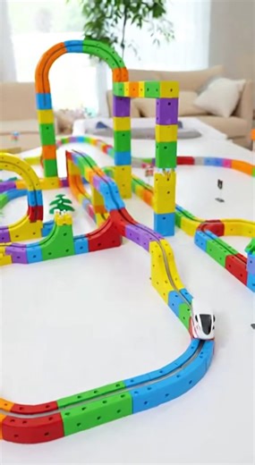 Creative Toy Train Builds by Kids