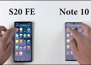 تست سرعت ، مقایسه اندازه و بررسی مدیریت رم گوشی گلکسی S20 FE در مقابل نوت 10 سامسونگ
