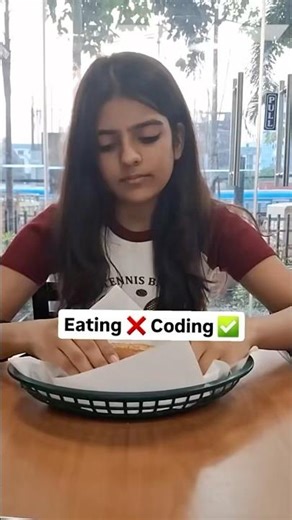 Didn’t this coder come to eat?😭#trending #coding #ai #yt #shorts #viral #tricks #cs #vs #tech