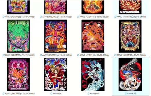 220  Anime Pirates PNG Bundle | Sea Adventure-inspired Designs | DTF, Sublimation, T-shirt Printing - Etsy