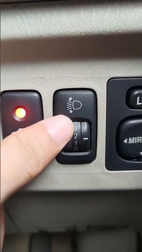 how to adjust headlight level in a car.