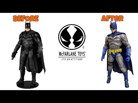 How To Custom Paint: McFarlane Toys The Batman Custom Collectible