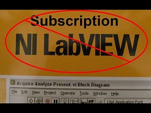 Farewell to LabView!