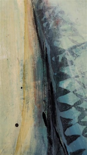 Are These Figures… or Just Shapes? | Falling Away Abstract Painting