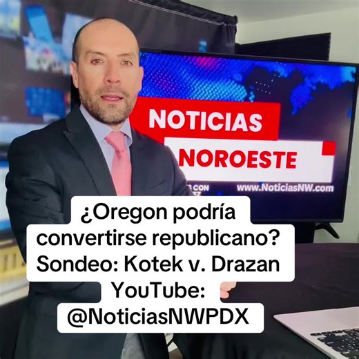 ¿Oregon se convertiría en republicano? Sondeo: Kotek v. Drazan Para más: NoticiasNW.com YouTube: @NoticiasNWPDX #NoticiasNW #NoticiasNoroeste #Immigration #ice #PortlandOregon NoticiasNW.com Noticiero completo YouTube: @NoticiasNWPDX