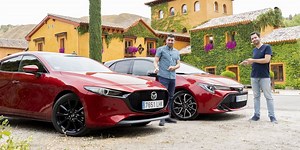 Prueba Mazda 3 Skyactiv-X vs. Toyota Corolla 180H: ¿Como los GTI de antaño?