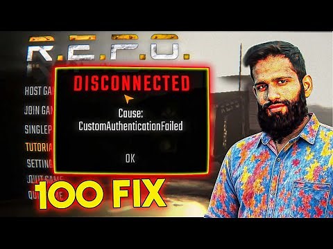 How to Custom authentication Faild in repo - Custom authentication Faild On R.E.P.O