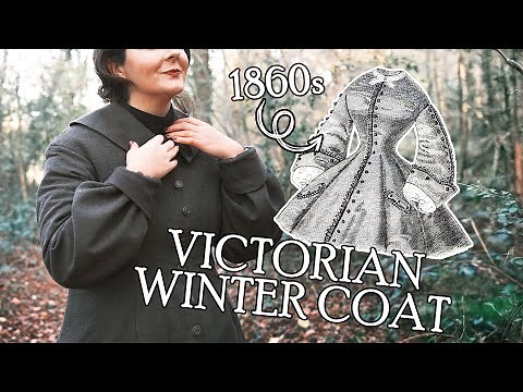 Sewing a Romantic Victorian-Inspired Winter Coat ❄️ | a cosy historical sewing vlog