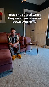 290K views · 3.9K reactions | Everyone who knows a person with Down syndrome has seen this: the over-the-top, well-meaning stranger who treats an adult like a perpetual child, exaggerated voice, head pats, endless assumptions about happiness. It’s meant to be friendly, but it’s dehumanizing. Sam’s moment of silence isn’t awkward; it’s a stereotype shattering. People with Down syndrome are not your caricature. Ft. @samd_model | Open Future Learning | Facebook