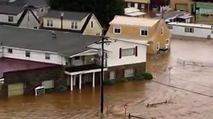 Record flooding in parts of West Virginia