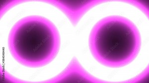 Transition Between Different Shapes of Zone Made by Additive Color Circles Stock Video