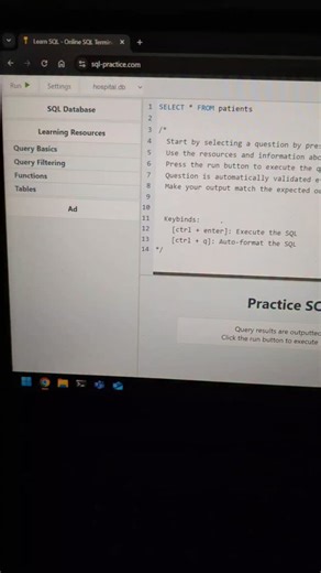 Dev Anand on Instagram: "Learn SQL efficiently #sql #programming #developer #coding"