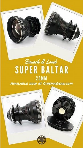 Bausch & Lomb Super Baltar Lenses