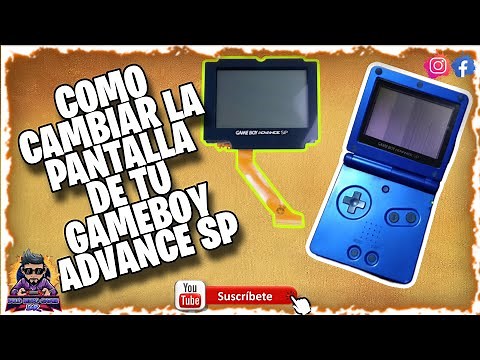 Learn how to replace the damaged screen on your Gameboy Advance SP, step by step. #gameboy #gba #...