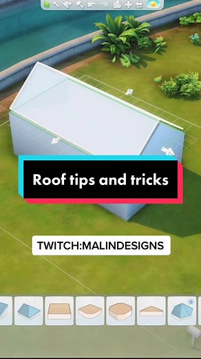 Roof ideas-The sims 4 tips & tricks #thesims4tips #thesims4 #thesims4mods #thesims4tutorial #thesims4gameplay #sims4buildingtips #sims4builds #sims4tips #sims4roombuild #sims4build #sims4tipsandtricks #thesims #sims4asmr #sims4story