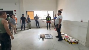 Basic Life Support Training together with CDRRMO. | Tagaytay Component City Police Station