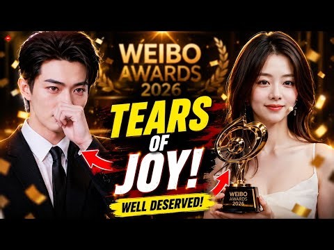 Just now, Xu Kai cried tears of joy! Tan Songyun won big at the 2026 Weibo Awards!