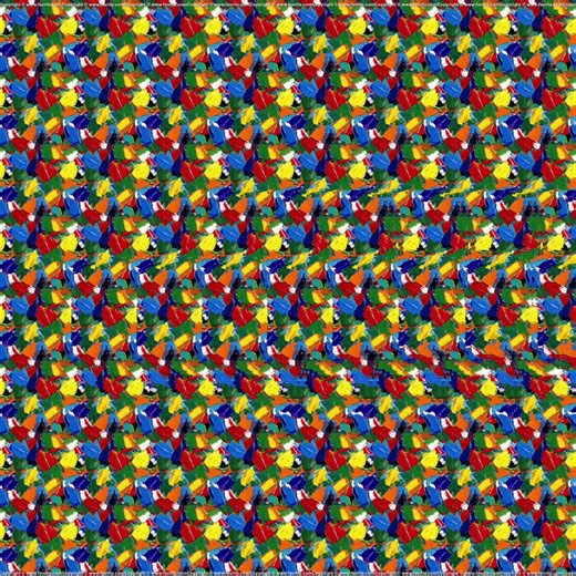 Viewing a stereogram (often called a Magic Eye) can be frustrating at first. It requires you to override your natural instinct to focus on the surface of the image. Most stereograms use the