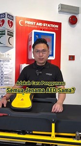 ⚠️ AED boleh selamatkan nyawa, tapi kalau tak berani guna, ia cuma hiasan saja. Apa itu AED? AED (Automated External Defibrillator) ialah alat kecemasan yang direka khas untuk orang awam. Ia memberikan kejutan elektrik kepada jantung semasa serangan jantung untuk memulihkan ritma normal. Cara guna AED dalam 3 langkah mudah: 1️⃣ Tekan ON (Hidupkan alat) 2️⃣ Lekatkan pad pada dada 3️⃣ Tekan SHOCK (jika perlu ) Mudah kan? Tapi yang penting, latihan dulu, baru berani dan yakin untuk guna. Boleh sela