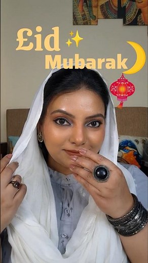 EID MUBARAK 🌙✨ Soft Glam Eid Makeup Look 2026 #ashortaday #shorts #ytshorts #makeup