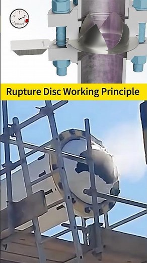 How Do Rupture Discs Work? The Principle Is Simpler Than You Think!#Industry #Valve #Machinery