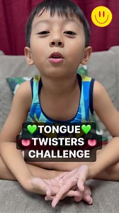231 reactions · 29 shares | English lesson 2.9, Tongue twisters challenge let’s try. Exciting game hehe, #English #learning #challenge | Angelo Olimberio | Facebook