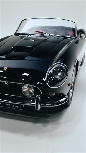 One of Ferrari’s most celebrated masterpieces lands in Paris. Introduced in 1960, the Ferrari 250 GT SWB California Spider by Scaglietti is one of the most celebrated open grand tourers ever made. Built in just 56 examples, this covered-headlamp variant is widely regarded as the most beautiful. Chassis 1915 GT, the third SWB built, comes from 30 years of single-owner care and carries Ferrari Classiche “Red Book” certification, confirming its matching-numbers engine, rear axle, and coachwork. Ful