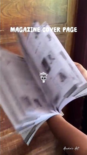 Notebook margins to Magazine cover page 😭🫶🏻| ‪@alesha_arts‬ | #artist #magazine #viral #subscribe