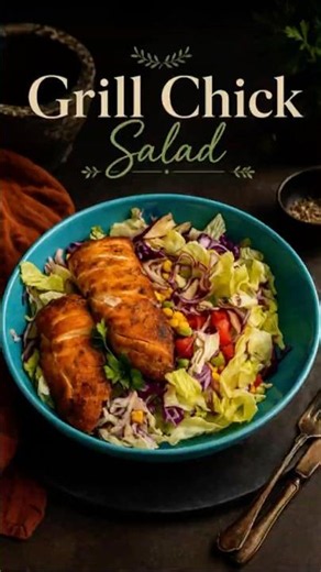 🥗 Gril Chick Salad | 56g Protein