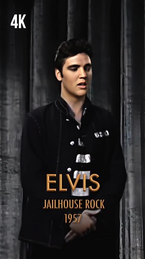 Elvis Presley Introduces Jailhouse Rock - 1957 Classic Movie - Colorized & Remastered in 4K | Old Songs Classic