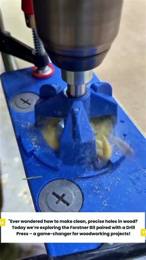 Forstner Bit & Drill Press - Woodworking Tool Education | TimberCraft Studio‎