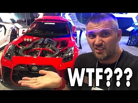 Good from a far, but FAR from good.. This $325k GTR is SEMA's most confused build.