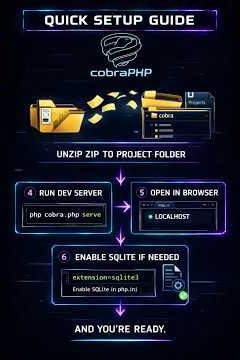 Getting #cobraPHP ready within 1 minute - Installation