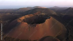 Spain, Canary Islands, Lanzarote, Volcanos in Timanfaya National Park