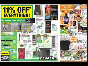 Menards 11% OFF Everything! Sales Ad Flyer 06.29.2023-07.09.2023-Week 20