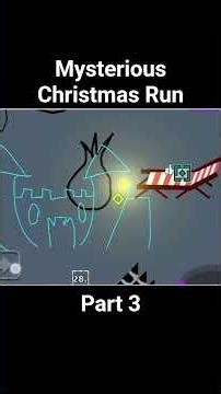 Mysterious Christmas Run Part 3 | Geometry Dash| PGP Unlimited | Gaming | ProGeoPlayerUnlimited