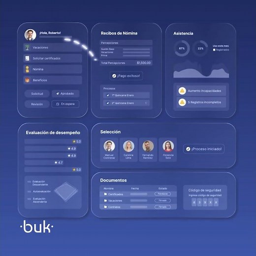 Buk simplifica la gestión de Recursos Humanos para que todo fluya con mayor claridad.