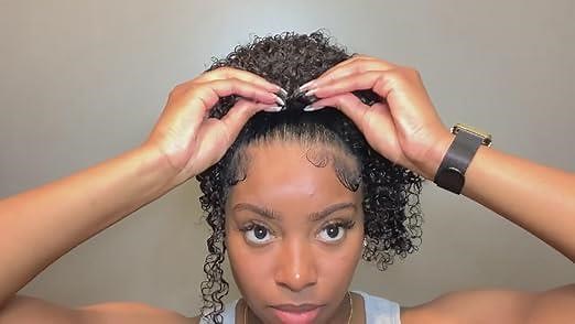 how to install drawstring ponytail video detail tutorial
