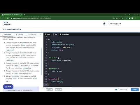 Specificity Practice-2 | Coding Practice 4 | HTML, CSS, Bootstrap | NxtWave | ccbp 4.o