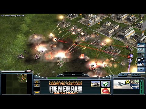 C&C Generals - Zero Hour: 1 vs. 7 - Air Force vs. 7 Hard USA