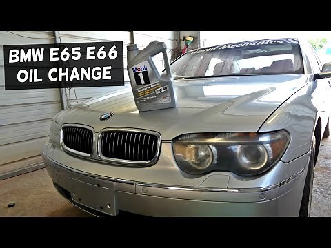 BMW E65 E66 745i 745Li Oil Change