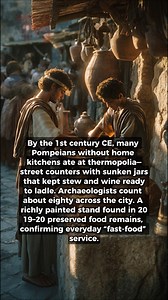 Pompeii’s Fast-Food Counters #Thermopolium #Pompeii #AncientRome | TerrifyingMyths
