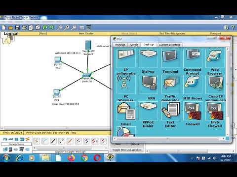 10. Simulation of TCP and UDP |#DNS ,#FTP,#Web, #Email Server configuration|#CISCO Tracer